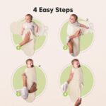 Baby Swaddle Sleep Sacks with Zipper - 3-Pack Swaddles for Newborns 0-3 Months, Infant, Baby Girls, Boys, Soft & Durable Newborn Sleep Sack, Easy Diaper Change Swaddling Blanket (Bumble Bear, OS) - Image 7