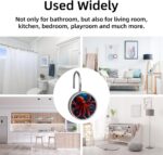 12 Pack Octopus Shower Curtain Hook, Round Stainless Steel Home Decoration Shower Curtain Rings for Bathrooms, Cute Shower Hooks for Bathroom Kitchen Bedroom Curtain Rods (Underwater World) - Image 5