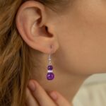 Kesaplan Dangle Earrings for Women Trendy Crystal Lightweight Colorful Gemstone Earrings Drop Healing Stone Beaded Earring Jewelry Gifts for Women Mother’s Day Christmas Birthday Party - Image 6