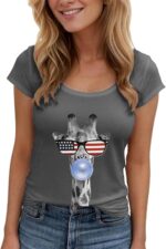 Women's Floral T-Shirts Graphic Loose Tees Sunflower Graphic Summer Short Sleeve Boho Casual Tops - Image 3