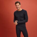 Cuddl Duds Mens Heavyweight Cold Weather Fleece Lined Thermal Set – Long Sleeve Shirt & Leggings – Lounge Sets for Men - Image 7