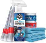 Chemical Guys Car Cleaning Kit Interior 9-Piece - Total Interior Cleaner, Sticky Icky Green Apple & Strawberry Detailing Gel, 3 Detailing Brushes, 3 Towels, Safe for Cars, Trucks, SUVs & More - Image 2
