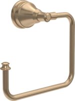 Delta Mylan (1-Pack) Hand Towel Holder Champagne Bronze Towel Racks for Bathroom Wall Square Towel Ring Holder for Bath Towel Hanger for Kitchen, Bathroom Accessories MYN46-CZ - Image 2