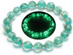 Glass Breaded Bracelet Luminous Beads Bracelet for Women Glow in The Dark Beaded Bracelets Unique Stretch Bracelets - Image 2