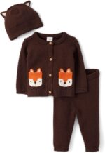 Gymboree Baby And Newborn Long Sleeve Sweater and Pants, 3 Piece Outfit - Image 2