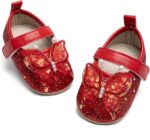 HsdsBebe Baby Girls Mary Jane Flats Non Slip Soft Sole Bowknot Princess Wedding Dress Shoes Toddler First Walkers Infant Newborn Baptism Crib Shoes - Image 2