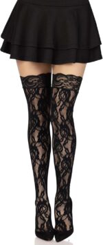 Leg Avenue Women's Hosiery Lace Thigh Highs - Image 2