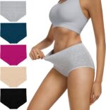 MIRITY Women's High Waist Cotton Underwear - Soft Full Coverage Briefs with Double-Layer Waistedband - Image 2