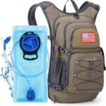 Maelstrom Hydration Hiking Backpack with 2L/3L Water Bladder, High Flow Bite Valve Water Backpack Men Women Lightweight Insulation for Hiking, Cycling, Running, Climbing, Camping - Image 2