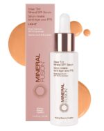 Mineral Fusion Face Serum, Sheer Tint Mineral SPF Serum, 1 Fl Oz, Tan, Tinted Broad Spectrum SPF 50 Mineral Sunscreen, Sheer Coverage, Lightweight & Dewy Finish for Glowing, Protected Skin - Image 2