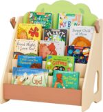 OOOK Montessori Bookshelf for Kids, Premium Pine Baby Bookshelf, Front Facing Toddler Bookcase for Nursery, Playroom, Classroom - Image 2