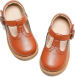Otter MOMO Toddler Little Girls Oxford Shoes Mary Jane Flat T-Strap School Uniform Party Dress Shoes - Image 2