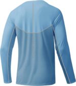 Palmyth Men’s UPF 50+ Fishing Shirt Long Sleeve Quick-Dry Outdoor Sun Protection Performance Tee - Image 2