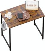 Pamray 23 Inch Computer Desk for Small Spaces, Home Office Work Desk with Headphone Hook, Small Office Desk Study Writing Table - Image 2