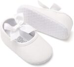 RVROVIC Baby Girl Moccasins Princess Sparkly Mary Jane Dresses Shoes Premium Lightweight Soft Sole Crib Shoes Toddler Shoes - Image 2