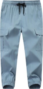 Toddler Hiking Cargo Pants Baby Boys Girls Quick Dry Joggers Kids Pull On - Image 2