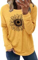 onlypuff Long Sleeve Shirts for Women Fall Fashion Tops Clothing - Image 2