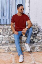 COOFANDY Men's T Shirt Short Sleeve Crew Neck T-Shirt Casual Summer Classic Basic Tee Shirts - Image 7