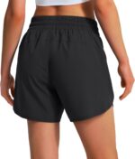 Ksmien Women's 5"/ 7" Athletic Running Shorts Quick Dry Lightweight Workout Gym Shorts with Zipper Pockets UPF 50+ - Image 3