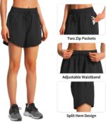 Ksmien Women's 5"/ 7" Athletic Running Shorts Quick Dry Lightweight Workout Gym Shorts with Zipper Pockets UPF 50+ - Image 6
