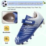 Kids Soccer Cleats Boys Girls Athletic Outdoor Firm Ground Youth Football Shoes(Little Kid/Big Kid) - Image 5