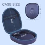 Headphone Case for Sony WH-CH520 JBL Tune Live 670NC Wireless Headphones, Hard EVA On-Ear Headphone Protective Case with Mesh Pocket Storage Cable(Blue) - Image 4