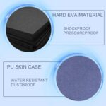 Headphone Case for Sony WH-CH520 JBL Tune Live 670NC Wireless Headphones, Hard EVA On-Ear Headphone Protective Case with Mesh Pocket Storage Cable(Blue) - Image 7