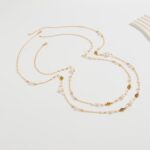 Long Pearl Necklaces for Women Dainty Layered Pearl Necklaces Pearl Long Chain Necklace Bridal Wedding Party Jewelry - Image 5