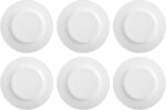 Amazon Basics 6-Piece White Dinner Plate Set, Microwave and Dishwasher Safe for Everyday Use, 10.5 inches - Image 4