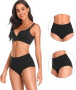 Annenmy Womens Cotton Underwear High Waisted Full Briefs Soft Stretch Breathable Ladies Panties - Image 4