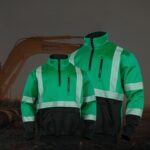 FONIRRA High Visibility Reflective Hoodies for Men Cold Weather Zip Safety Sweatshirts ANSI Class 3 Hi Vis Work Construction Jackets - Image 3