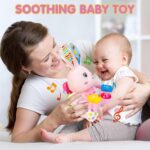 Baby Bilingual Musical Rabbit Stuffed Animals Toys,Infant Early Learning Toy with Light-Up Music & Crinkle,Tummy Time Toys for 0 3 6 9 12+ Months for Baby Boy Girl Easter Gift,Pink - Image 8