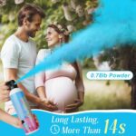 Merear Large Gender Reveal Fire Extinguisher 2 Packs, Gender Reveal Ideas, Baby Boy Reveal Party Ideas 100% Biodegragable for Gender Reveal Decorations (Blue) - Image 3