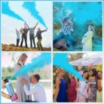 Merear Large Gender Reveal Fire Extinguisher 2 Packs, Gender Reveal Ideas, Baby Boy Reveal Party Ideas 100% Biodegragable for Gender Reveal Decorations (Blue) - Image 8