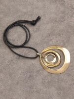Jeilwiy Leather Necklace For Women Funky Necklace Choker String Cord Necklace with Pendant Boho Style Jewelry - Image 5