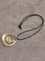 Jeilwiy Leather Necklace For Women Funky Necklace Choker String Cord Necklace with Pendant Boho Style Jewelry - Image 6