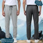 Sweatpants for Men Fleece 3 Pack Joggers Gym Workout Athletic Track Mens Sweat Pants Cotton with Zipper Pockets - Image 3