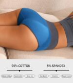 Eiggam High Waisted Underwear for Women Tummy Control Panties Cotton Briefs Full Coverage Breathable Underwear Packs Women - Image 6