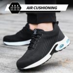 GLANOUDUN Steel Toe Shoes for Men Black Work Shoes Lightweight Safety Shoe for Men Indestructible Steel Toe Sneakers Industrial Construction Shoe Men's Work & Safety Footwear - Image 6