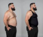 Mens Compression Shirt Sleeveless Slimming Body Shaper Undershirts Tummy Control Workout Tank Top - Image 3