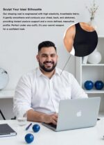 Mens Compression Shirt Sleeveless Slimming Body Shaper Undershirts Tummy Control Workout Tank Top - Image 7
