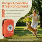 Dr Brahmsy’s Pet First Aid Kit for Dogs and Cats - Vet-Approved Essential Survival and Emergency Supplies for Home, Travel, Camping, Hiking - Packed in a Portable Waterproof Pouch - 45-Piece Set - Image 3