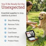 Dr Brahmsy’s Pet First Aid Kit for Dogs and Cats - Vet-Approved Essential Survival and Emergency Supplies for Home, Travel, Camping, Hiking - Packed in a Portable Waterproof Pouch - 45-Piece Set - Image 7