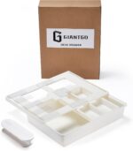 Under Desk Drawer Organizer, Self-Adhesive Storage, Office & Home Stationery (Large-White) - Image 7