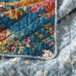 Cotton Bedspread Quilt Bedding Sets 3 Pieces Reversible Coverlet Sets Comforters Luxury Paisley Floral Patchwork Brown Bedspread, King Size - Image 9