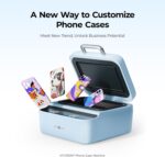HTVRONT Phone Case Heat Press Machine Compatible with iPhone- H17 Vacuum Heat Press Machine for Phone Cases- Sublimation Press for Custom Phone Case, Badges, Coasters, Includes Film & Fixture - Image 3