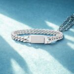 Nautica Curb Link Chain Stainless Steel Bracelet for Men ID Bar Clasp Sailboat Logo - Image 4