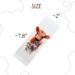 Highland Cow Bookmarks 10PC Page Markers for Book Lovers Teacher Office Stationery Supplies Animal Bulk Gift Set Fun Office Reading Accessories Bookish Bookworm Adults Women - Image 4
