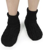 BenSorts Fuzzy Slipper Socks for Women Non Slip House Socks with Grips Gifts - Image 3