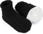 BenSorts Fuzzy Slipper Socks for Women Non Slip House Socks with Grips Gifts - Image 4